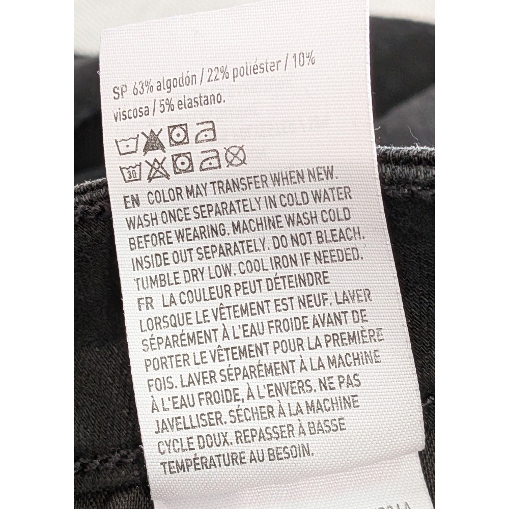 American Eagle Skinny Jeans Womens 2 Regular Black Ne(x)t Level Stretch - Picture 5 of 6